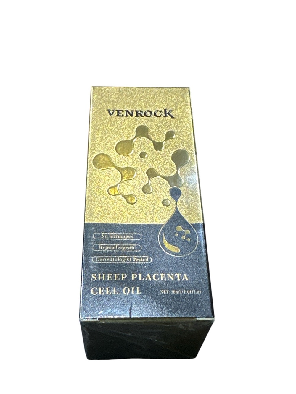 Venrock Sheep Placenta Cell Oil - Gold & Black Body Oil